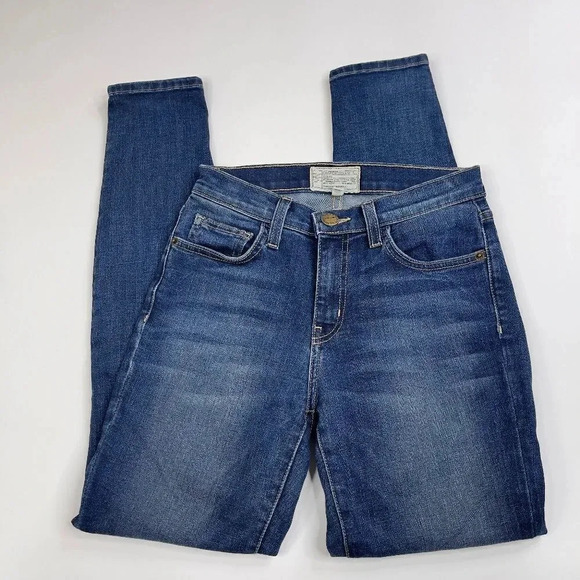 Current Elliott The Highwaist Stiletto Skinny Jeans inLove Founs - Picture 2 of 9